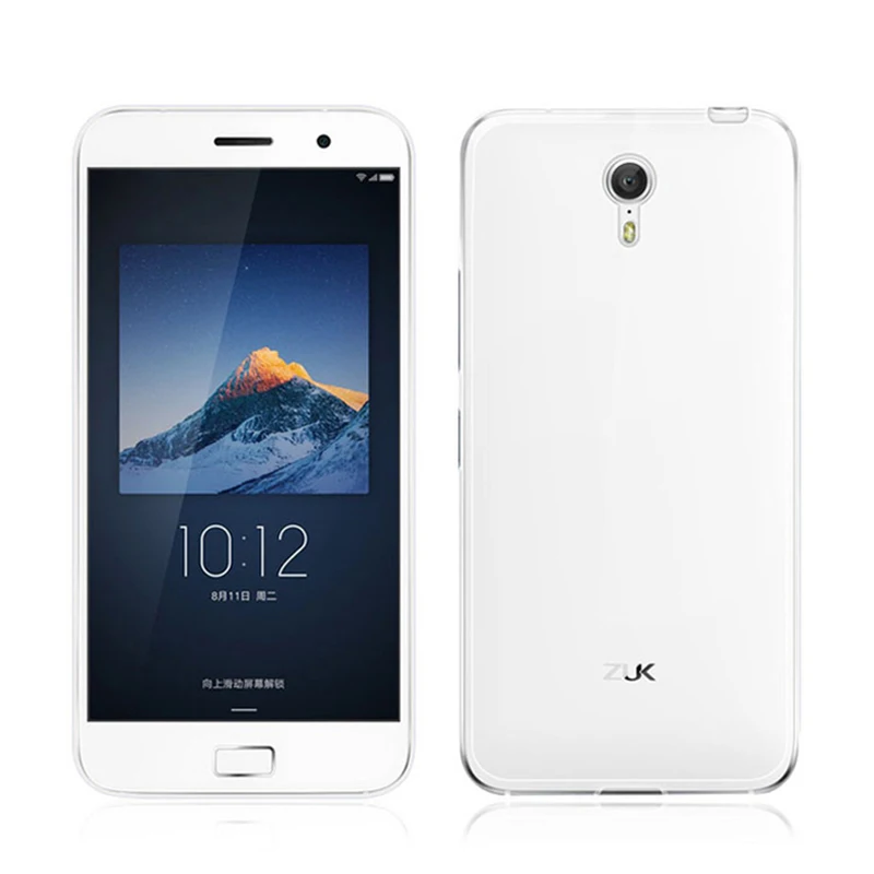 Lenovo zuk Z1 случае 5.5 дюймов прозрачный ТПУ мягкий чехол для телефона задняя крышка Z 1