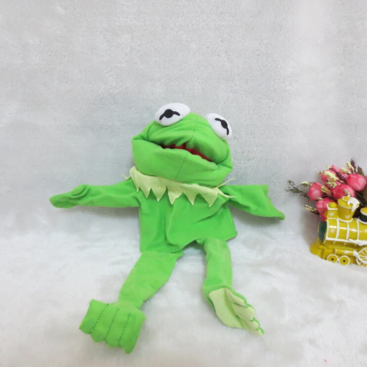 Плюшевый Кермит|hand puppet|toys handsplush hand puppets |
