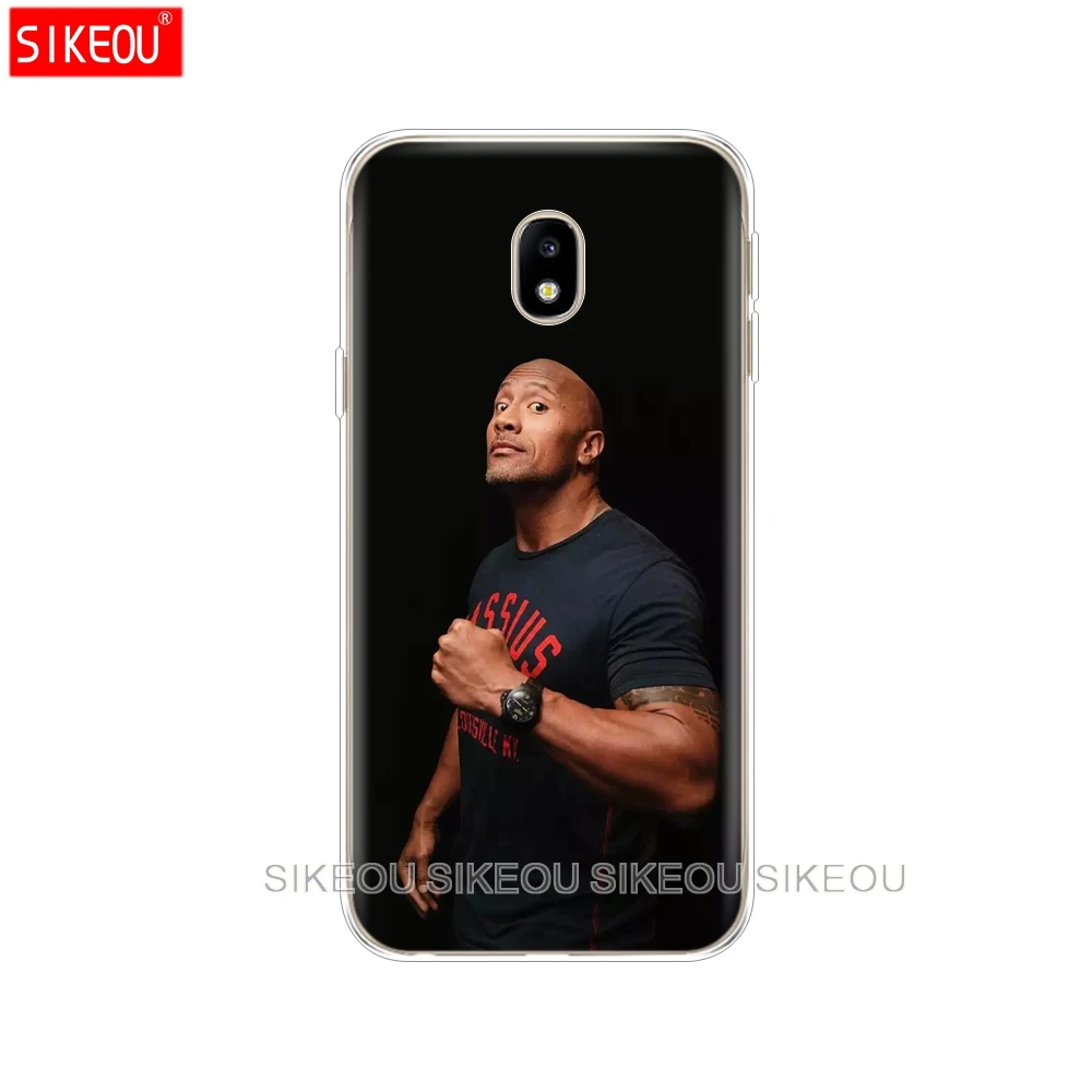 Силиконовый чехол для телефона Samsung Galaxy J3 J5 J7 2017 J330 J530 J730 PRO j2 2018 The Rock Dwayne