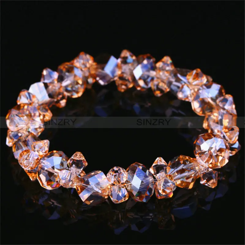 Sinzry Jewelry ручной кристалл Браслеты импортируется из хрусталя DIY Люкс Шарм Браслеты себе ювелирные изделия