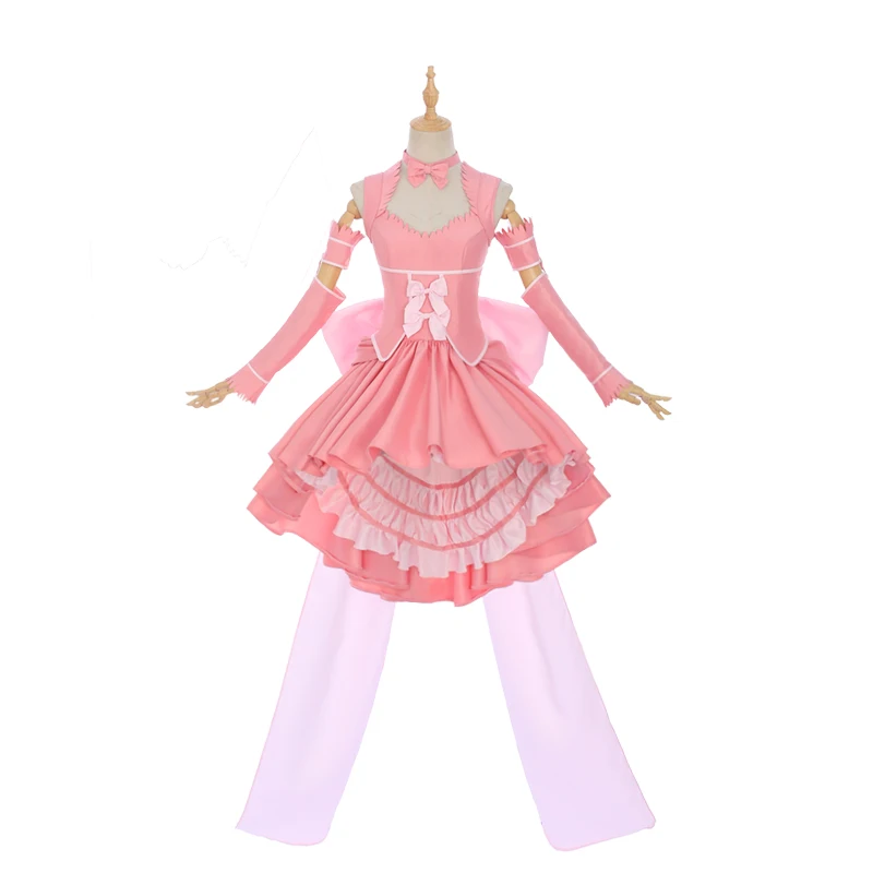 Chobits Chi and Freya косплей костюм черный и розовый