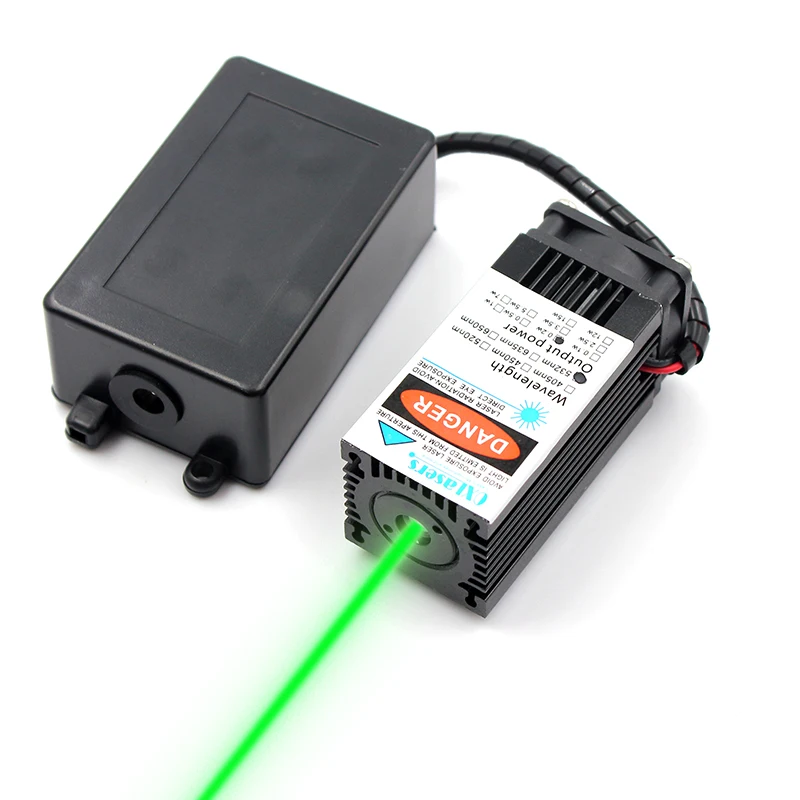 Oxlasers 532nm 200 мВт 12В мощный зеленый лазерный модуль сцсветильник лазерная головка с