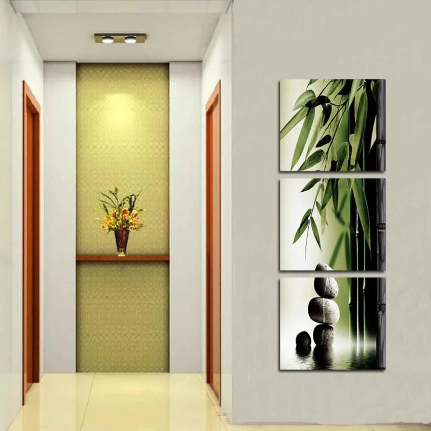 Современная модная картина маслом HD с изображением пейзажа на холсте