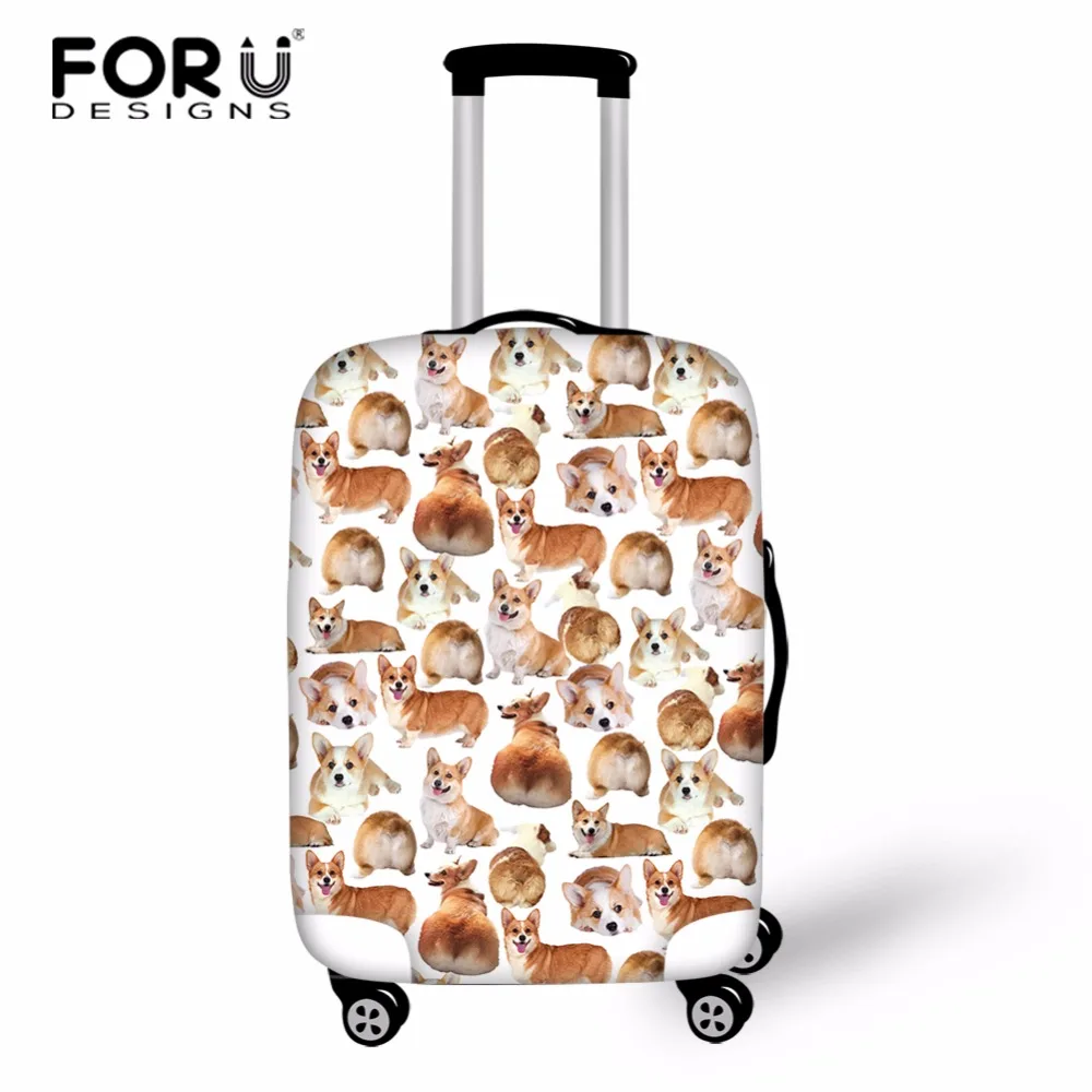 Эластичный Защитный чехол FORUDESIGNS для багажа 18 30 дюймов костюма на колесиках
