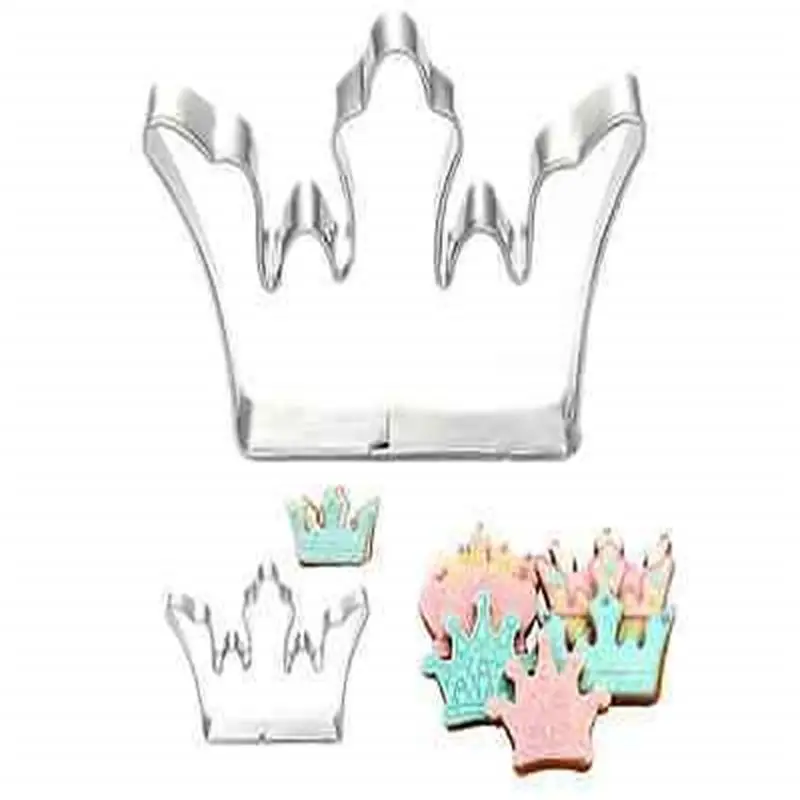 Нержавеющая печенья резак Корона башня Печенье Торт Помадка металла выпечки