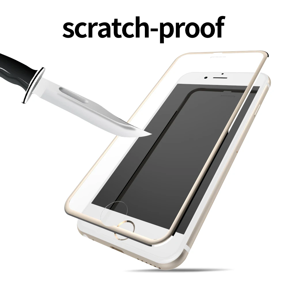 2 шт./лот 3D полная защита из закаленного стекла для экрана пленка iPhone6 стеклянная