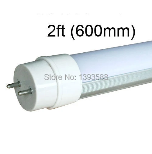 25 шт./лот PF 0 9 T8 G13 Светодиодная трубка 10 Вт 240 В 2835smd 600 мм (2 фута) 900 1000 люмен Холодный