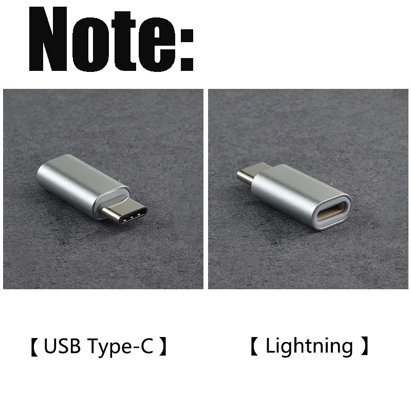 Кабель-адаптер для зарядного устройства Lightning с разъемом «Мама-USB-C» type-C для samsung S8 huawei P9 P10 Xiaomi 6 Mix Letv Smart Phone