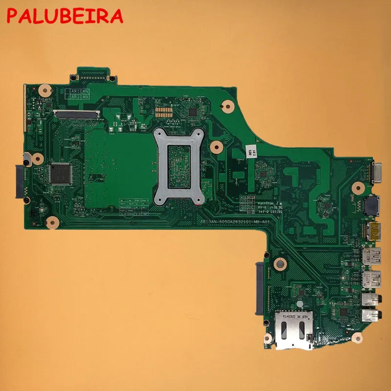 PALUBEIRA для Toshiba Satellite C70 C75 C75D-B серийная материнская плата для ноутбука с A6-6310 Процессор V000358250 6050A2632101-MB-A01