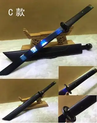 Длинный Quan известный меч специальный подарок украшение дома катаны afiladas japonesas сталь холодное оружие не открытое лезвие рождественские подарки - Цвет: 7