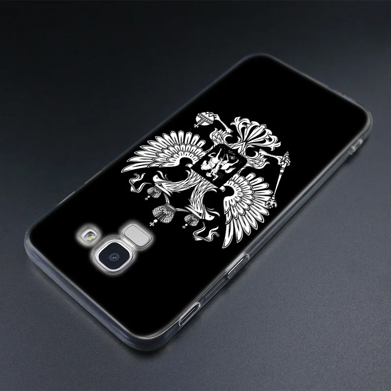 Мягкий силиконовый чехол с эмблемой российского флага для Samsung Galaxy J2Pro J4 J6 J8 2018 J3 J5