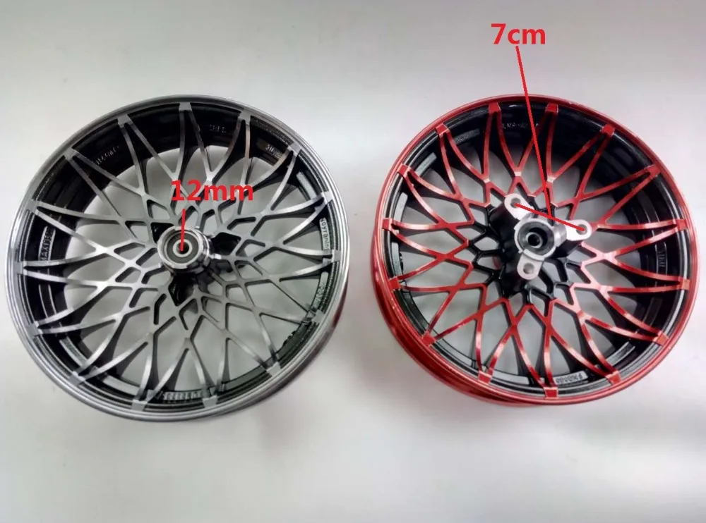 Однодисковый тормоз BWS из алюминиевого сплава 2 75x12 обод колеса мотоцикла|motorcycle