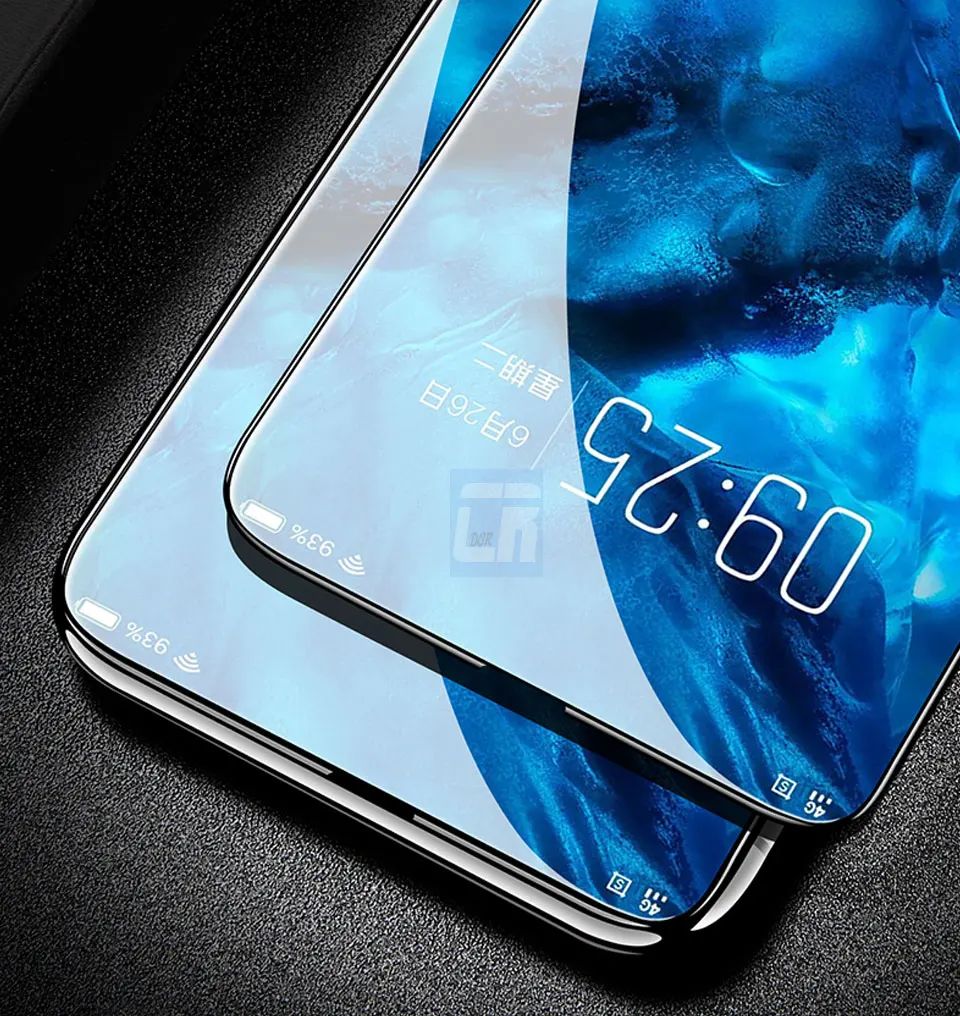 9D полное покрытие из закаленного стекла для VIVO Nex 2 Y95 Y91 K1 X27 V11i X21S X23 Y85 V9 X21 IQOO полное клеевое защитное стекло