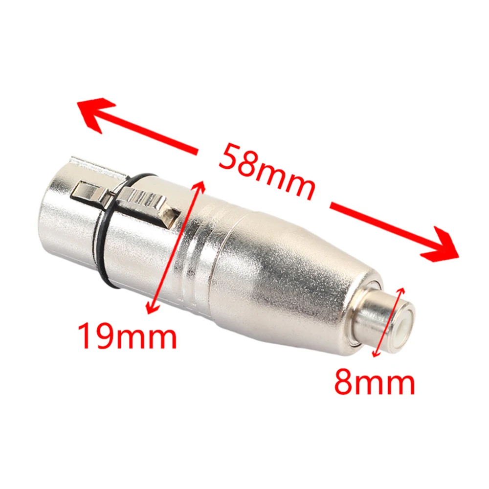 3 полюсный XLR гнездовой к RCA соединительный кабель|Соединители| |