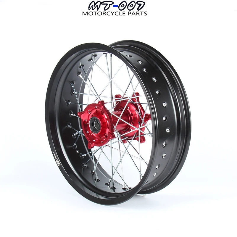 Комплект Колесных ободов SUPERMOTO 3 5/5 0*17 &quotдля HONDA CRF250R 2004 2013 CRF450R 2002 2012 2011 2010 2009 2008 2007