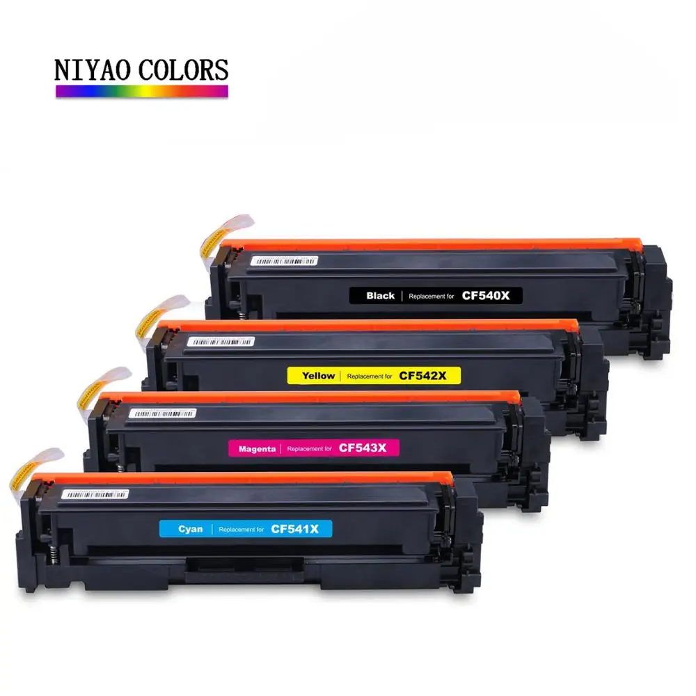 NIYAO 203A цвет CF540A тонер картридж Замена для hp Цвет M254nw M254dw MFP M281fdw M281fdn M280nw M254 M280 M281 |