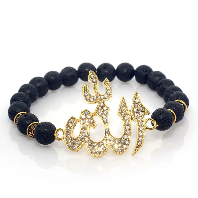 8 мм лавовый камень бусины из натурального камня Шарм Аллаха эластичный