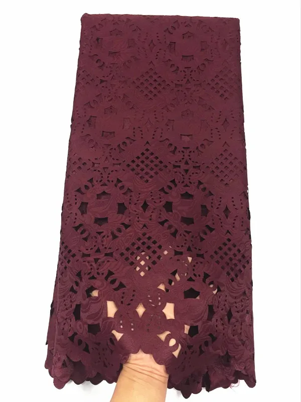 french lace fabric laser cut african monochrome 2018 high quality for evening gown 5yard/lotBF-102 | Дом и сад