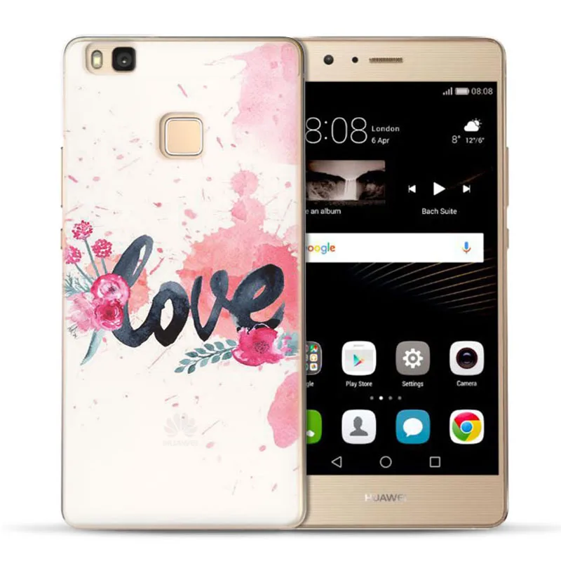 MLCRIYG мягкий чехол для телефона Huawei P9 Lite/P8 Lite/P10Lite красочный из ТПУ с цветочным