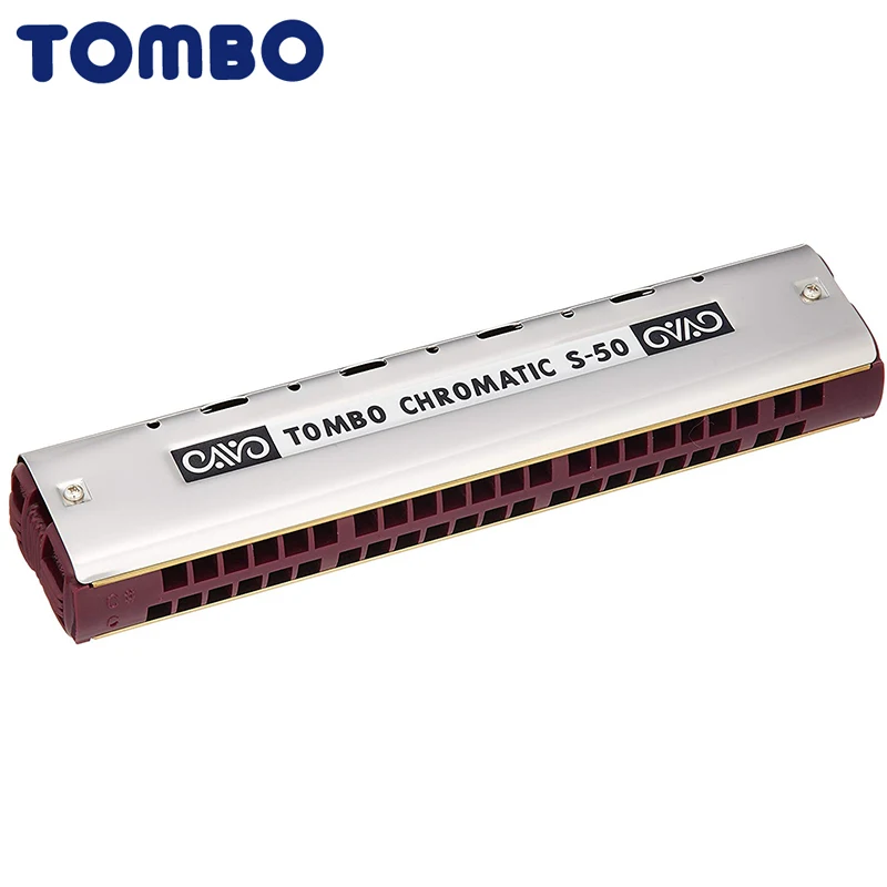 TOMBO NO.S 50 S50 Хроматическая одинарная гармоника с 44 отверстиями блюз Харп ключ