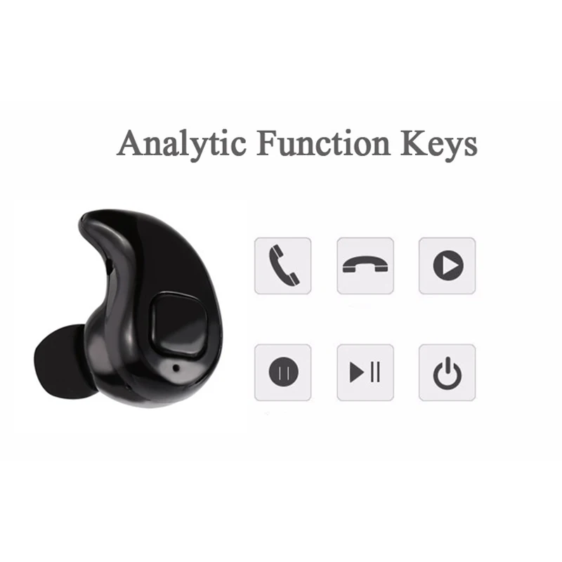 Водонепроницаемые беспроводные мини-наушники Bluetooth скрытая невидимая