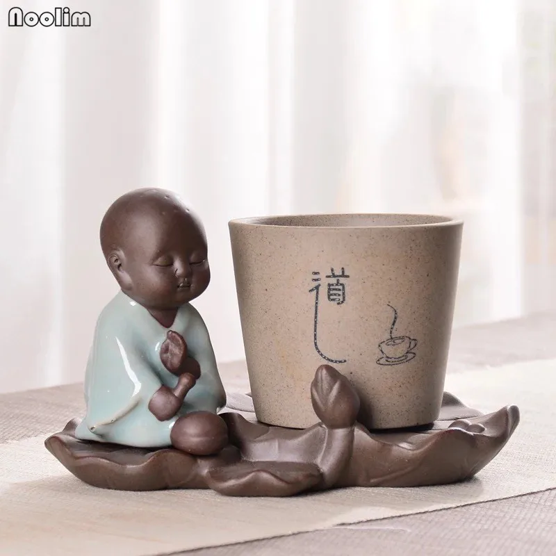 NOOLIM новый маленький монах Zen суккуленты цветочный горшок фиолетовая глина