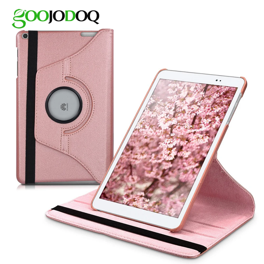 Чехол GOOJODOQ для Huawei MediaPad T3 10 ультратонкий легкий умный чехол с подставкой на 360