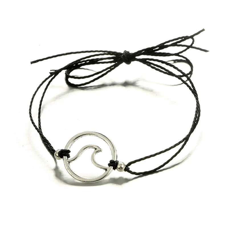 anklets 1pc Летние пляжные Черепаха форме прелестная Веревка Браслеты для лодыжки для Для женщин Девушка лодыжке браслет женские босоножки на ножная цепочка украшения для ног - Окраска металла: anklets 1pc