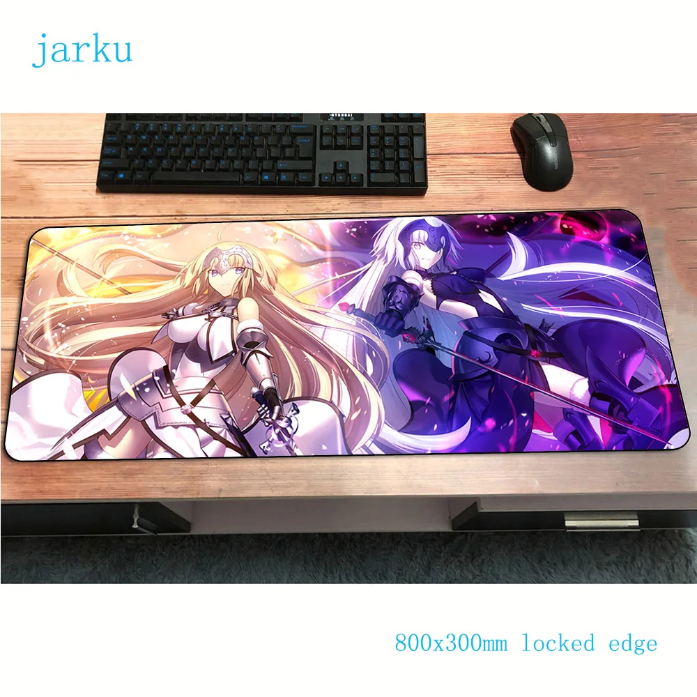 

fate grand order mats 800x300x3mm wrist rest gaming mouse pad big keyboard mousepad desk notebook gamer accessories padmouse mat