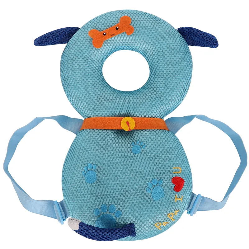 Mesh Blue Dog L Новая детская подушка для защиты головы, детский мультяшный защитный коврик, детский рюкзак для прогулок, товары для безопасности - Цвет: Mesh Blue Dog L