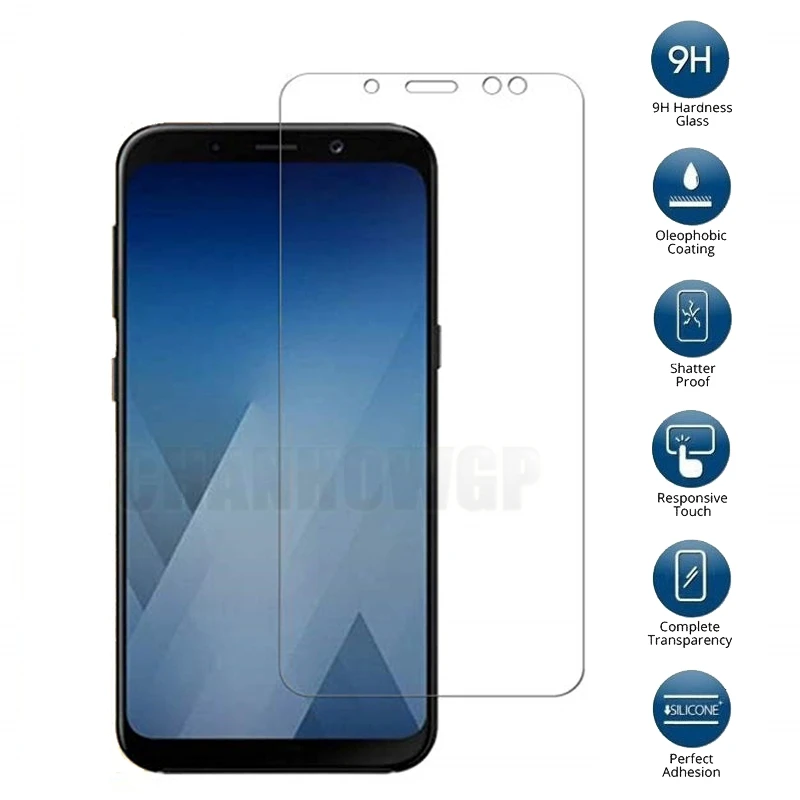 9H закаленное стекло для samsung Galaxy A8 A530 A530F Защитная пленка для samsung A8+ A8 Plus SM-A730F/DS пленка Sklo