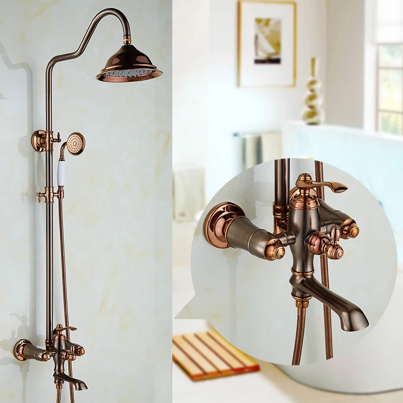 Специальный смеситель для душа ванны набор из латуни и кристаллов кран раковины