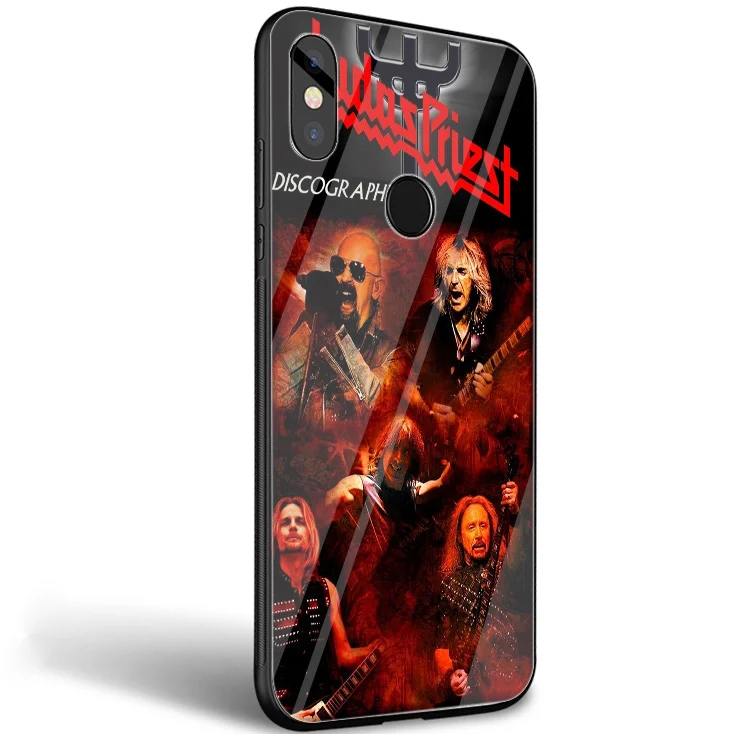 Desxz Judas Sacerdote Tempered Glass Case For Xiaomi MI 8 9 Lite A1 A2 Redmi Note 5 6 7 Pro 6A 4X Pocophone F1 Cover | Мобильные