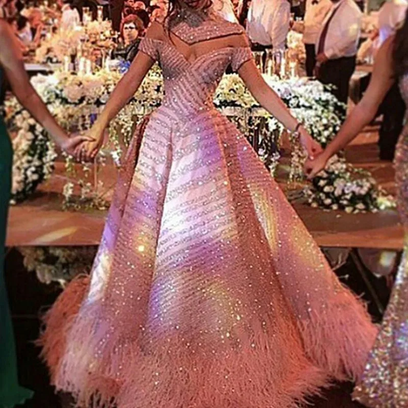 Robe De Mariage/2019 стильное фатиновое свадебное платье с перьями лидер продаж