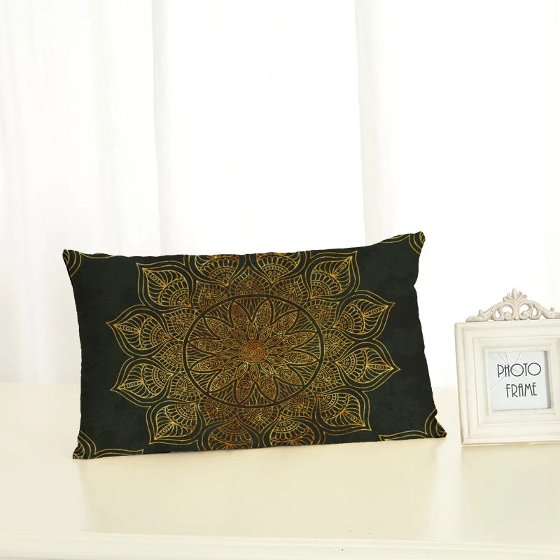 Personalized Geometric Cushion Covers Fashion Creativity Home decoration 30x50 Decorative Beige Linen Pillow Case | Дом и сад