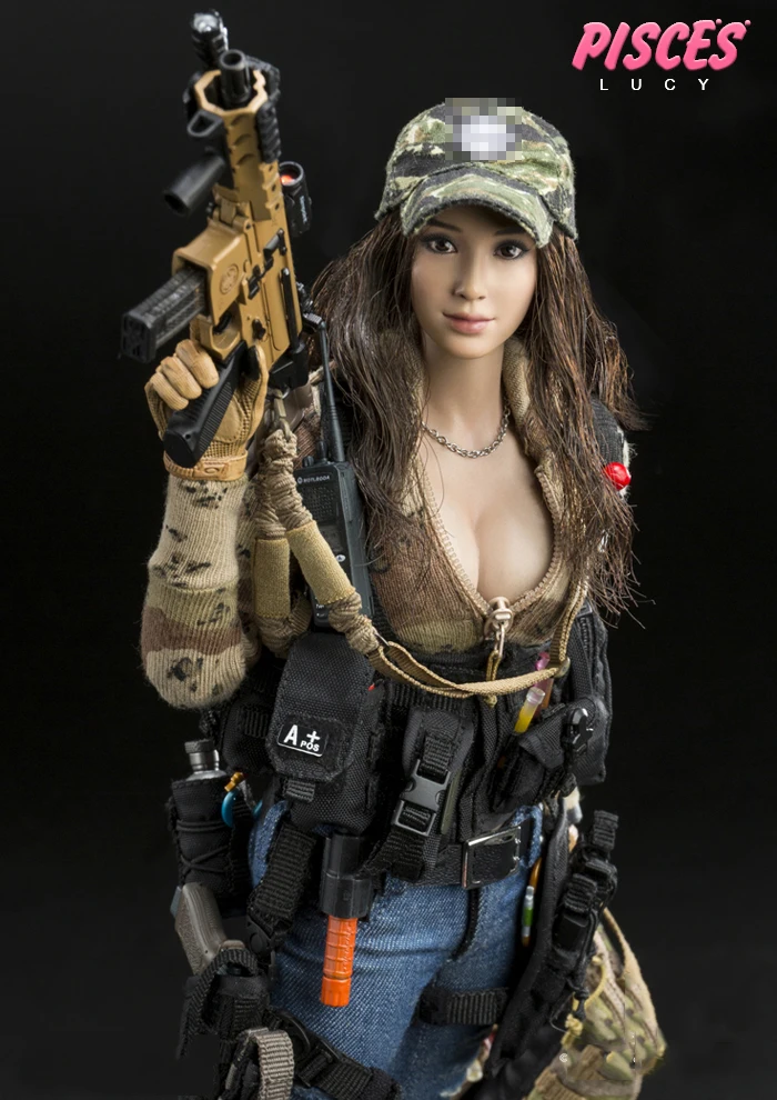 1/6 масштаб DAMTOYS рыбы 1/6 DCG003 NANA DCG0004 LUCY Женская фигурка полный набор для коллекции