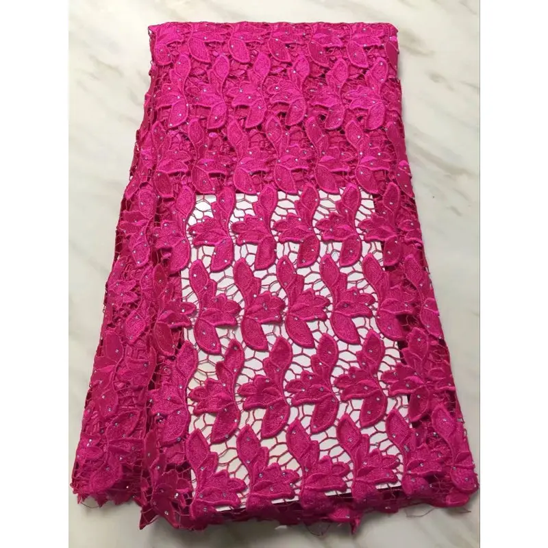 African Lace Fabrics 2018 High Quality Guipure Fabric Women Nigerian Water Soluble For Dress for women-L5 | Дом и сад