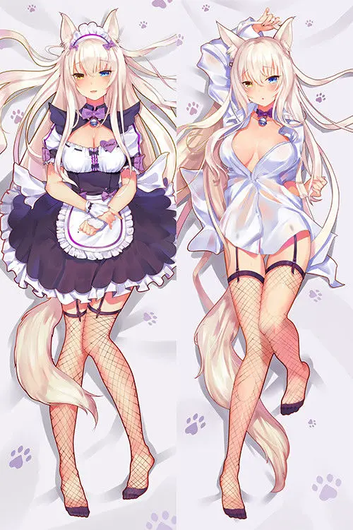 Чехол для подушки с изображением японского аниме некопары ванили|body pillow cases