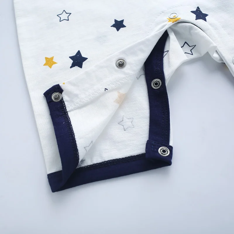 3 шт./лот детские комбинезоны летние короткий рукав для маленьких мальчиков