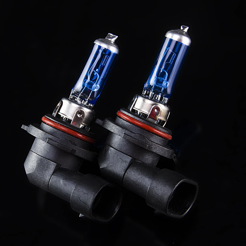 Бегемот HB4 9006 12V 55W галогенная лампа 1 пара супер белый 5000K темно-синий кварцевое стекло Автомобильная фара