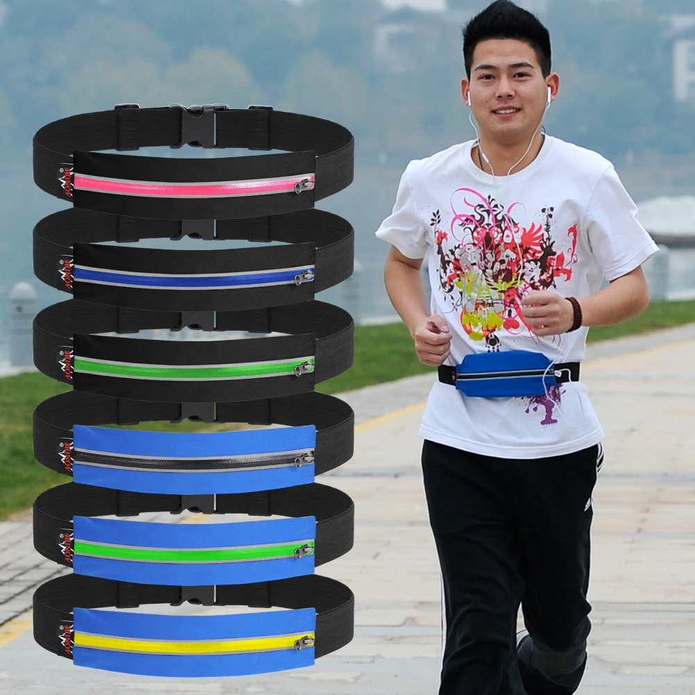 Уличная езда Водонепроницаемый спортивный поясной ремень для занятий спортом на