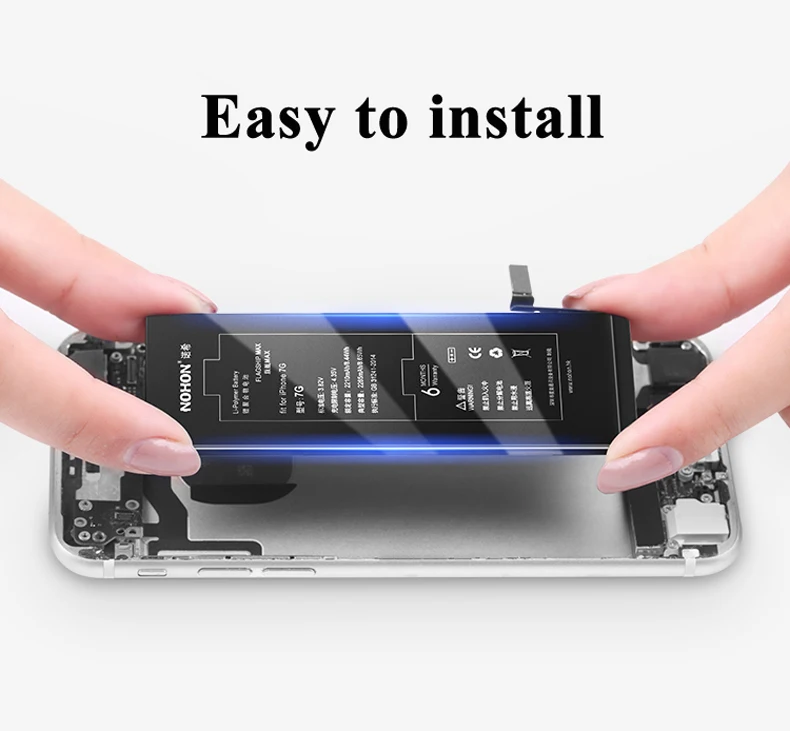 Nohon 2265 мАч батарея для Apple iPhone 7 7G iPhone7 i Phone 7 батареи Замена телефона литий-полимерная батарея+ инструменты для iPhone 7