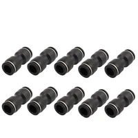10pcs straight push in pneumatic air quick fittings connector for 12mm tube hose