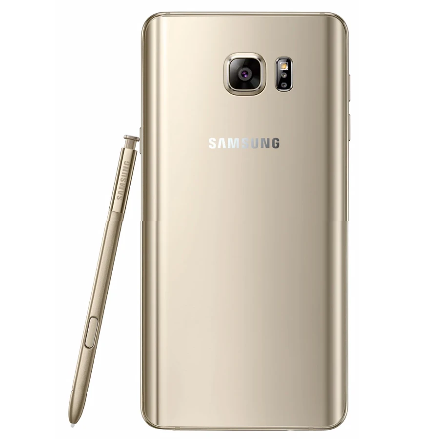 Разблокированный Восьмиядерный телефон Samsung Galaxy Note 5 с одной sim картой 16 МП 7