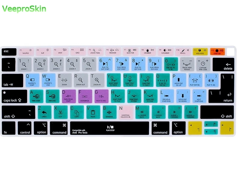 A1932 Avid Pro инструменты силиконовый чехол для клавиатуры кожа MacBook новейший Air 13
