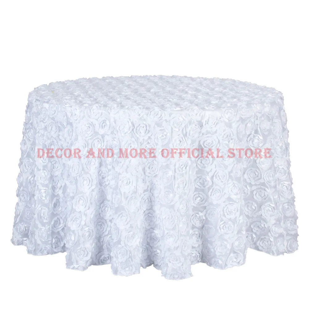 Скатерть круглая квадратная с 3D изображением розетки 10 шт.|table cover|blue table coverwedding round