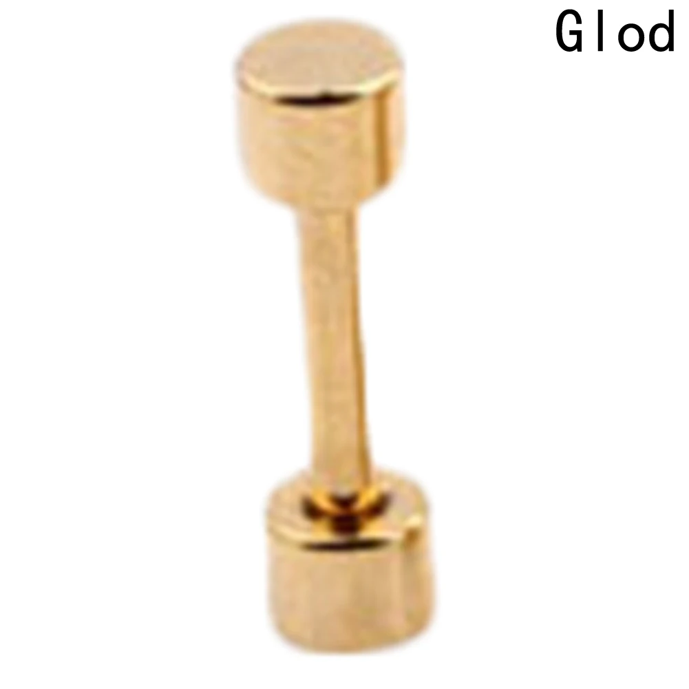 1 шт. модные панк серьги двухсторонние круглые болты серьги-гвоздики мужские