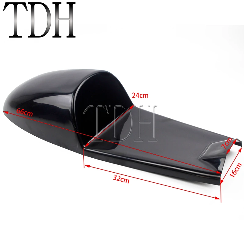 Универсальное черное крепление на заднее сиденье Cafe Racer для BMW R45 Yamaha Honda CB125 Suzuki GT