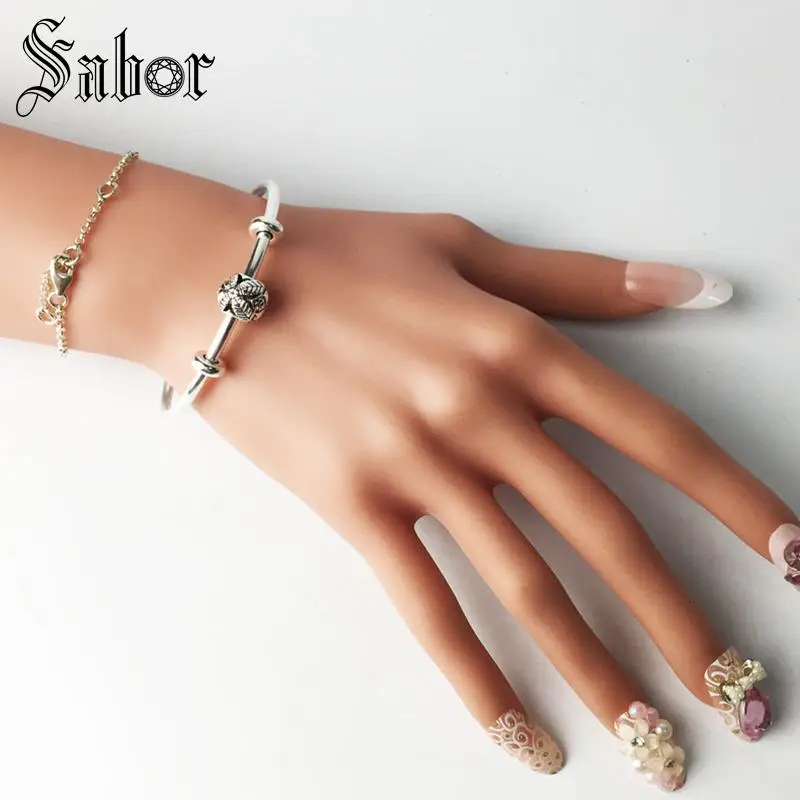 Базовый браслет 2020 фирменный Серебристый с сердцем переноска для вечерние