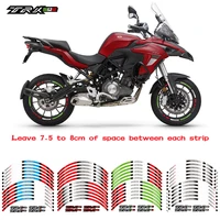 new motorcycle frontrear edge outer rim sticker wheel decals reflective waterproof stickers for benelli trk 502